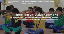 Desktop Screenshot of foundationschoolindia.com